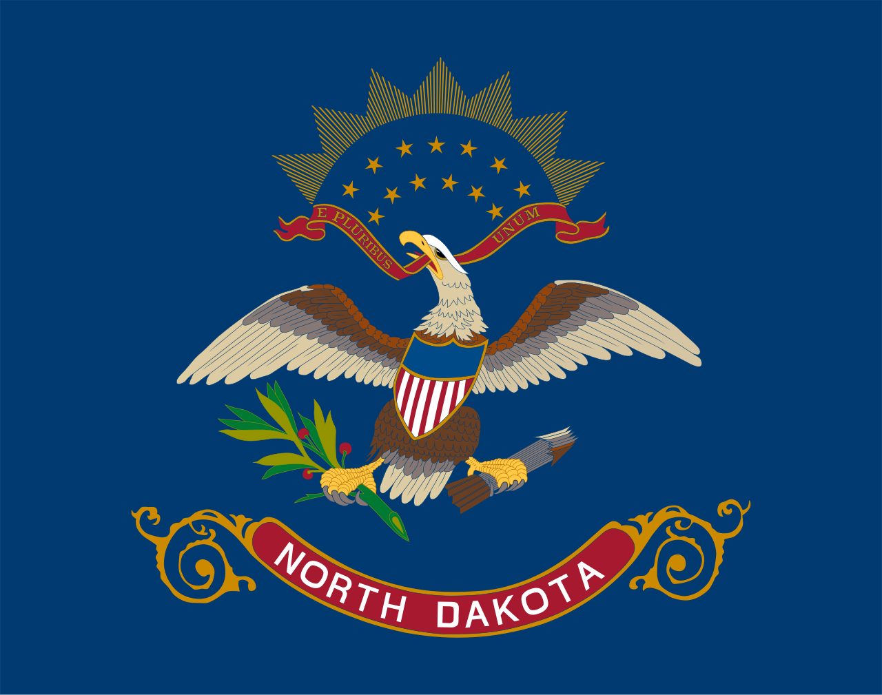 North Dakota state flag
